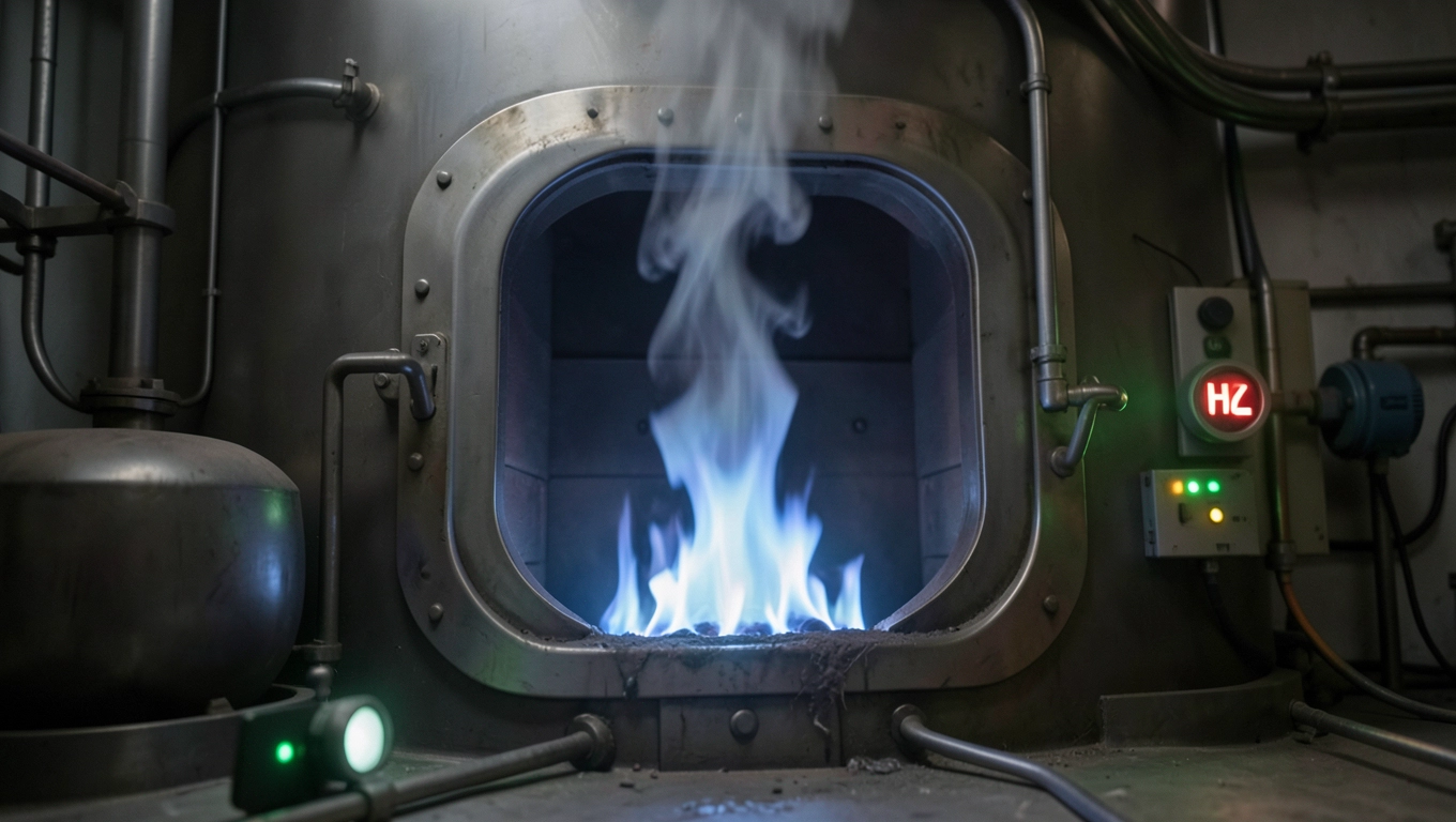 Bezpieczeństwo spalania wodoru w piecu