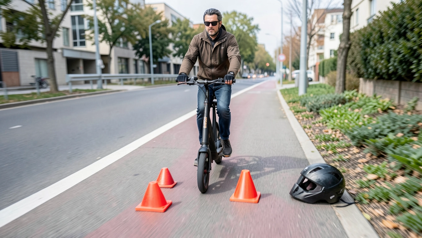 Bezpieczna jazda na hulajnodze elektrycznej