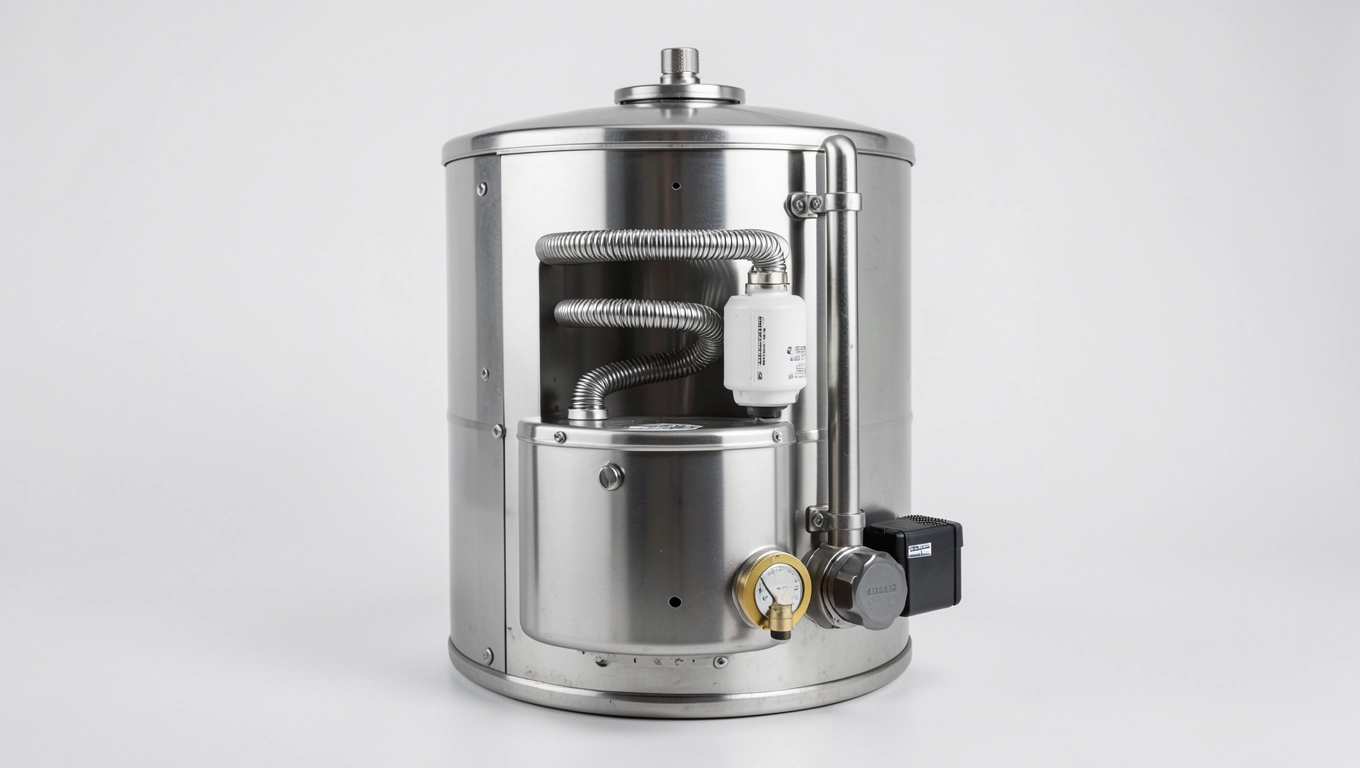 Bojler 140L z wężownicą i grzałką elektryczna