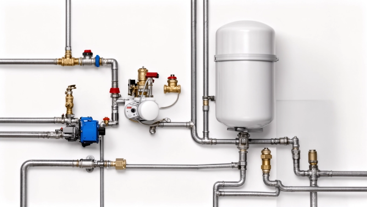 bojlera układ zamknięty schemat instalacji co zamkniętej