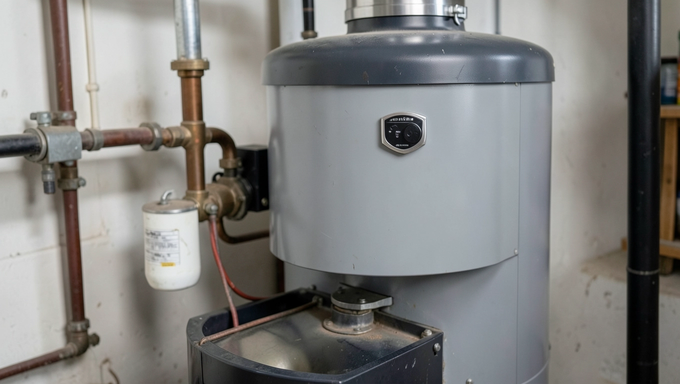 Bufor z kotłem zasypowym do starej instalacji z grubymi rurami