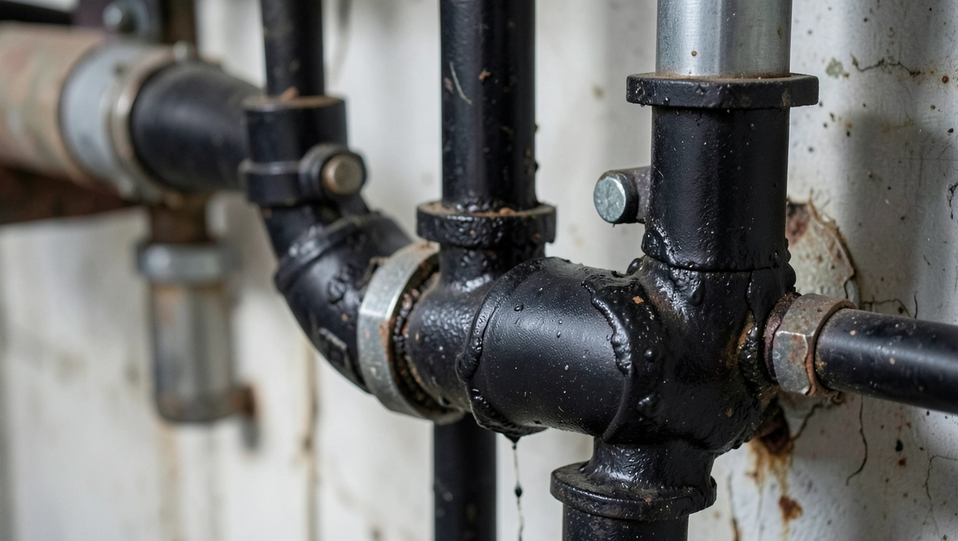 Czarna woda w instalacji co