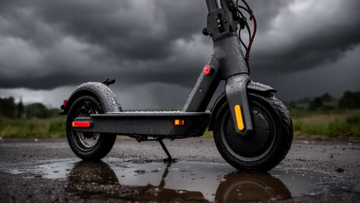 czy hulajnoga elektryczna może stać na deszczu