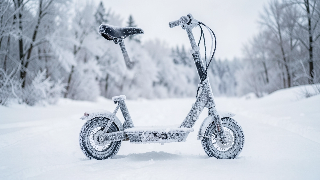 Czy hulajnoga elektryczna może stać na mrozie