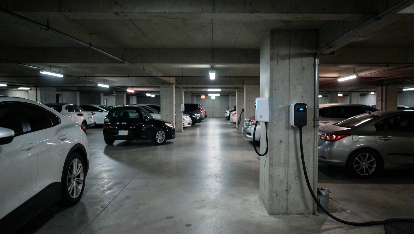 Czy można ładować samochód elektryczny w garażu podziemnym