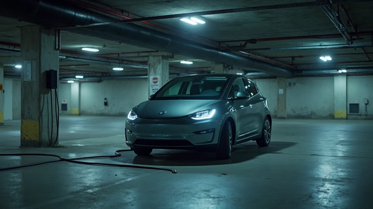 czy można parkować samochód elektryczny w garażu podziemnym