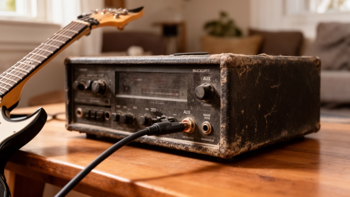 czy można podłączyć gitarę elektryczną do amplitunera