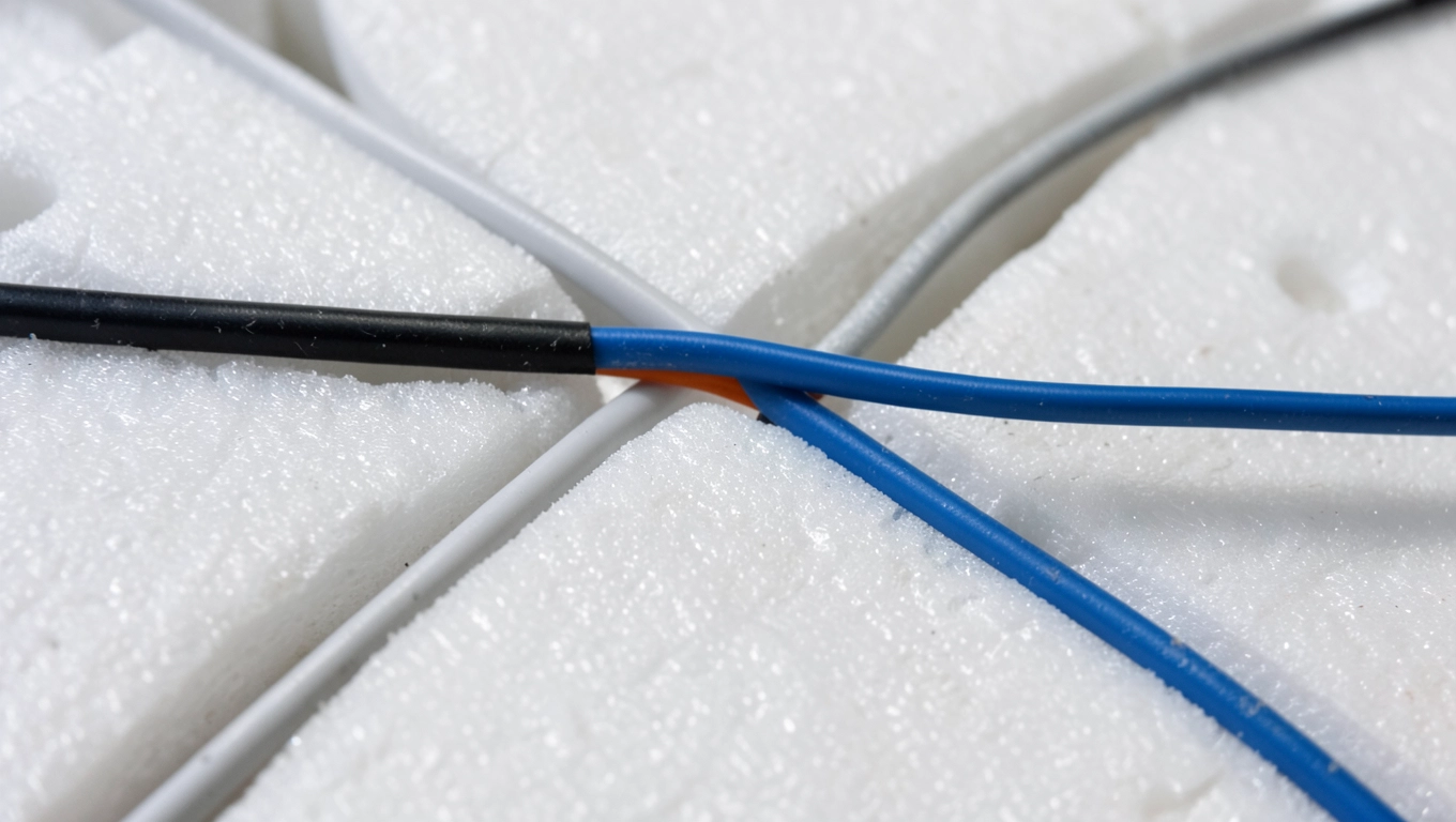 Czy przewody elektryczne mogą iść w styropianie