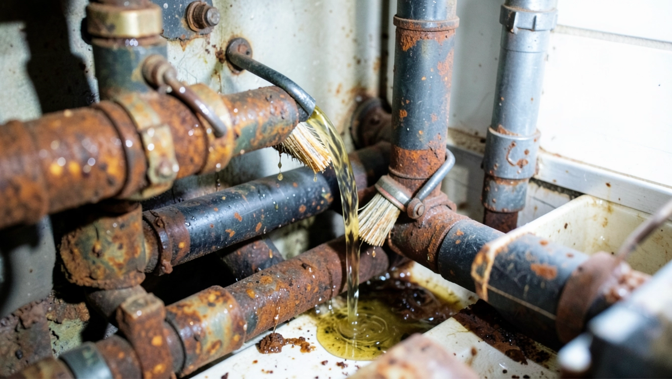 Czyszczenie instalacji CO octem