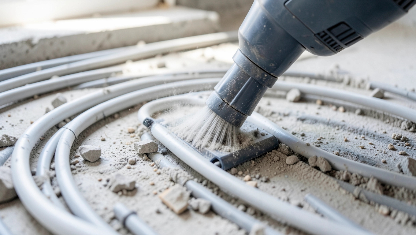 Czyszczenie instalacji ogrzewania podłogowego