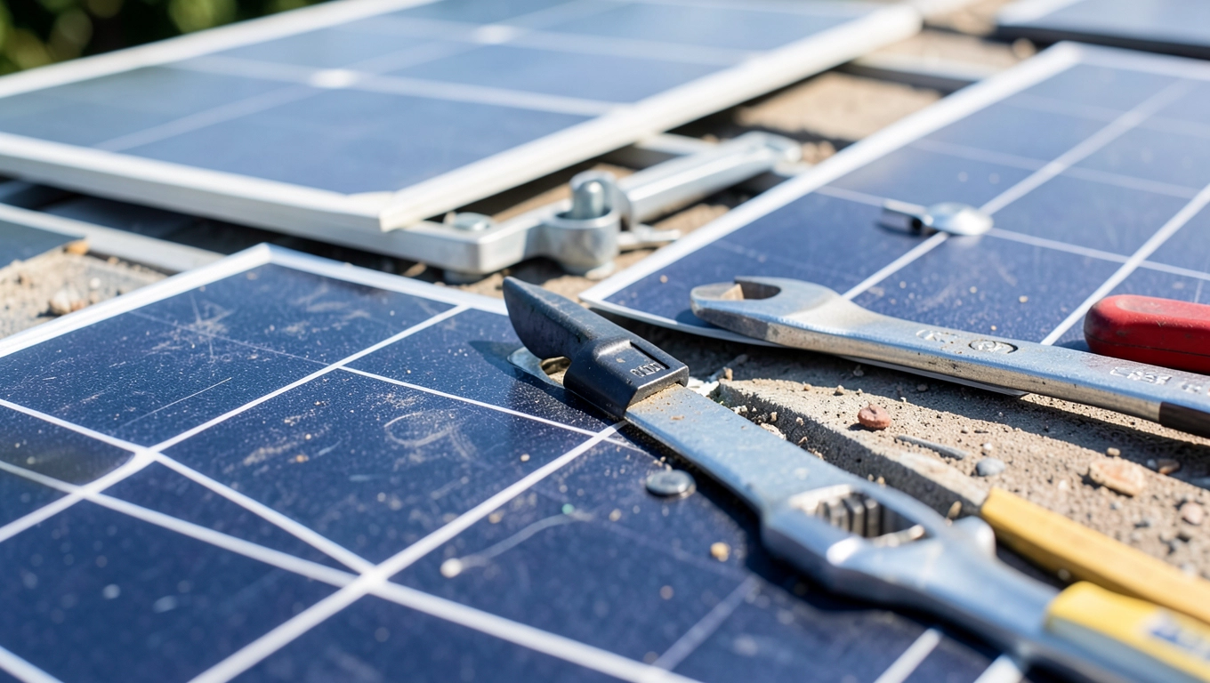 Demontaż paneli fotowoltaicznych