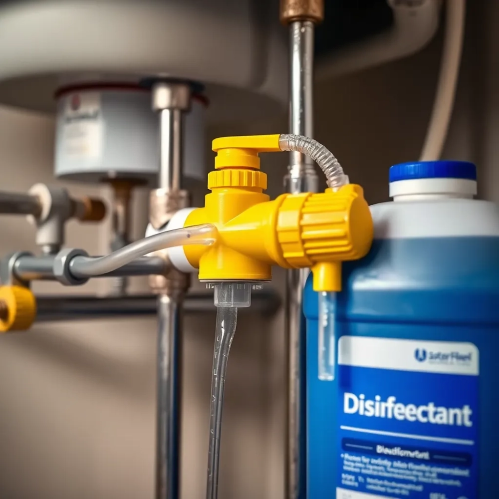 Dezynfekcja instalacji wodnej w domu