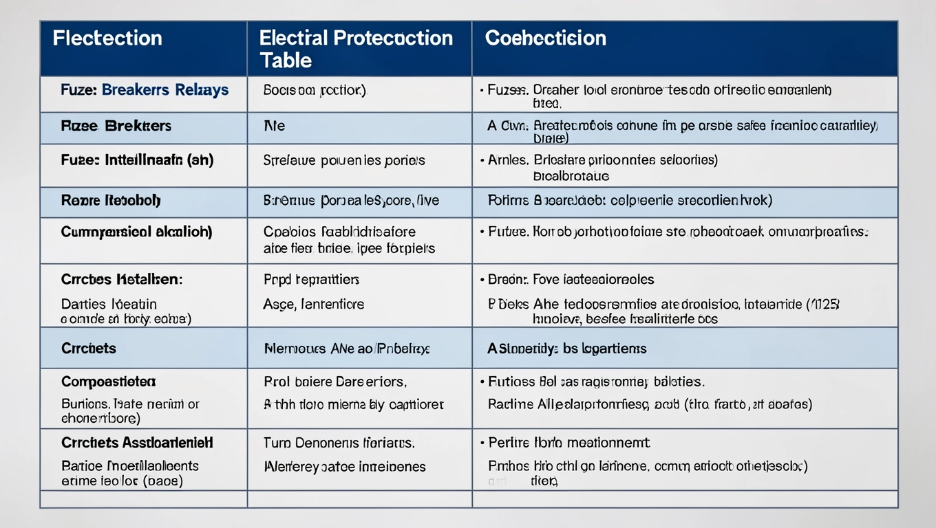Dobór zabezpieczeń elektrycznych tabela