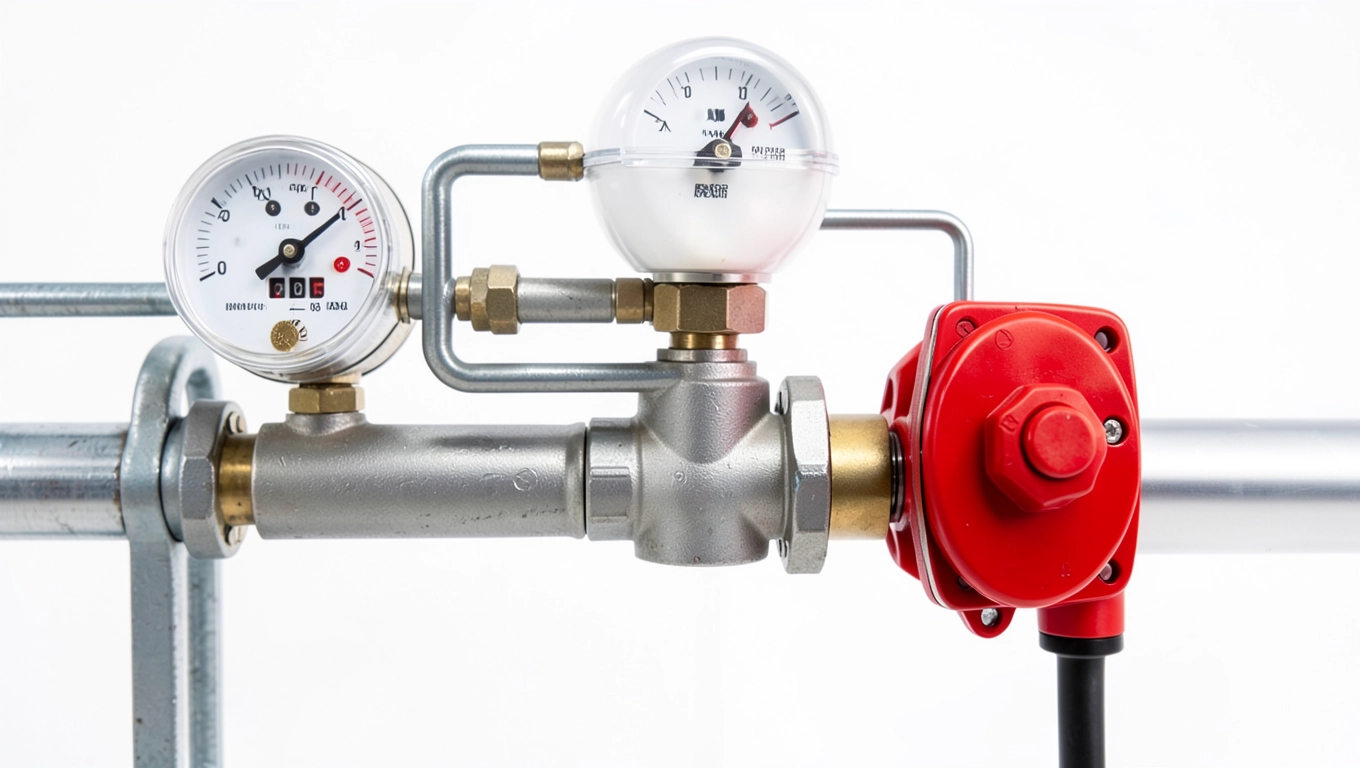 Dopływ wody z sieci w schemacie hydraulicznym