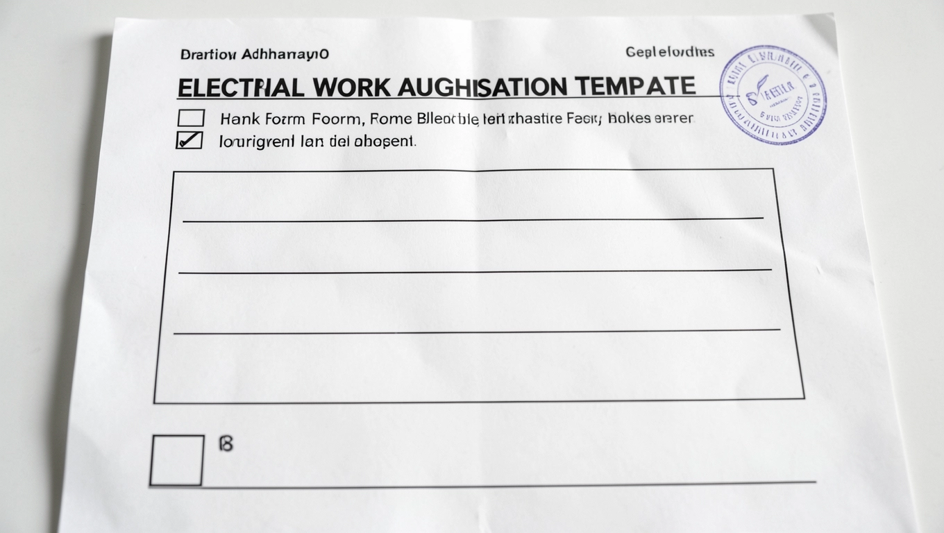 Dopuszczenie do prac elektrycznych wzór