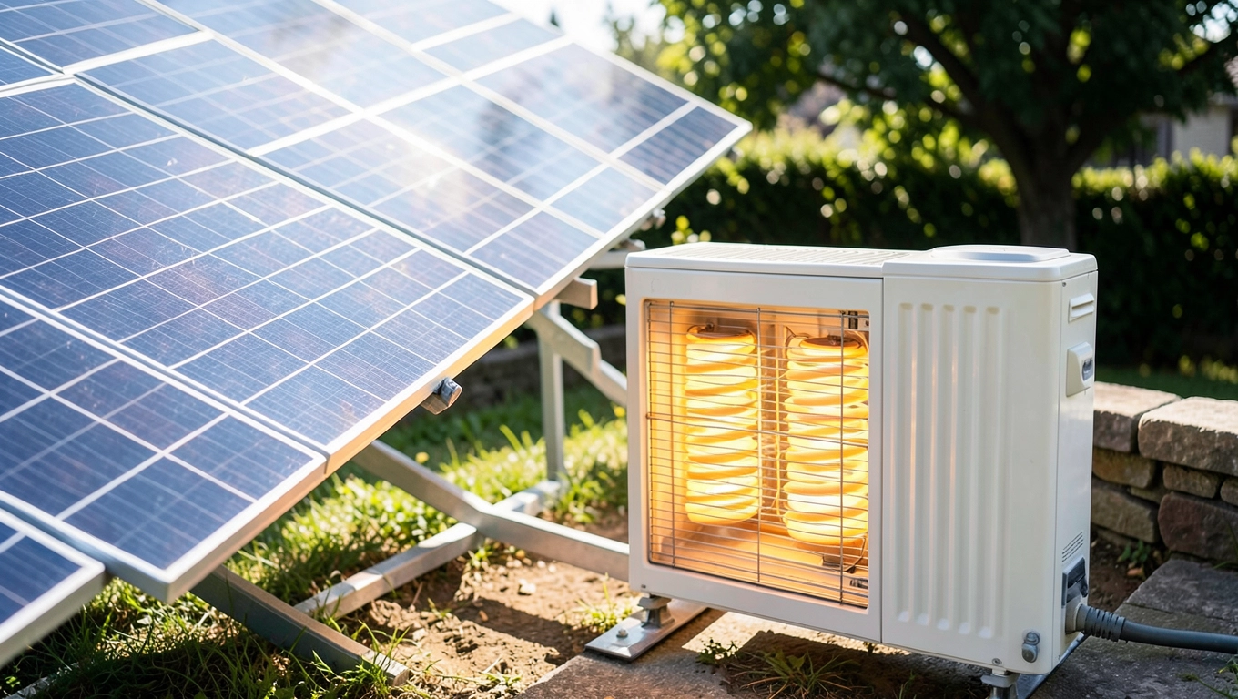 Ekonomia energii słonecznej w grzejniku elektrycznym