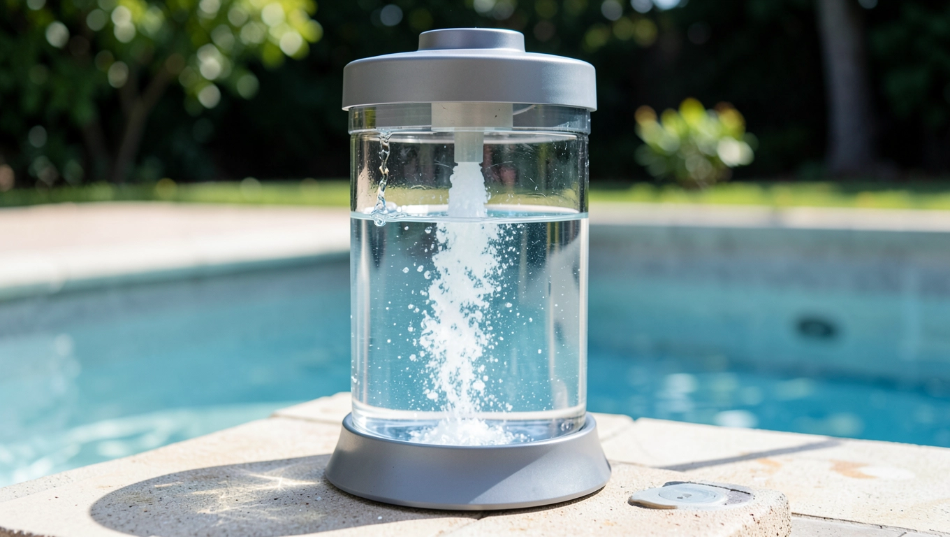 Elektroliza soli w basenie