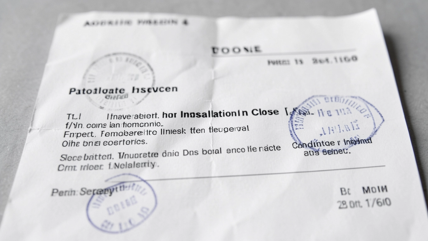 Faktura za montaż instalacji fotowoltaicznej