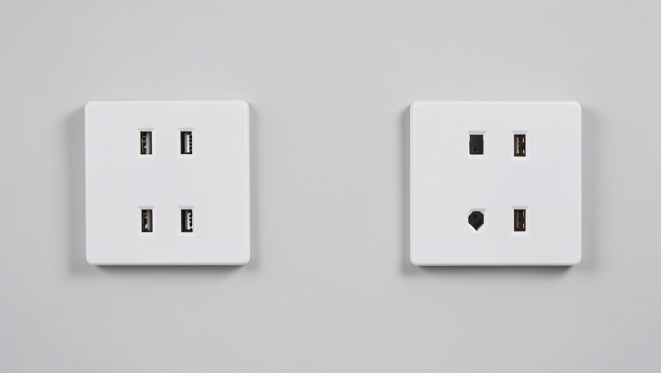 Gniazdka elektryczne nowoczesne