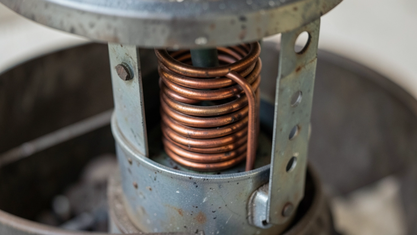 Grzałka elektryczna do pieca węglowego