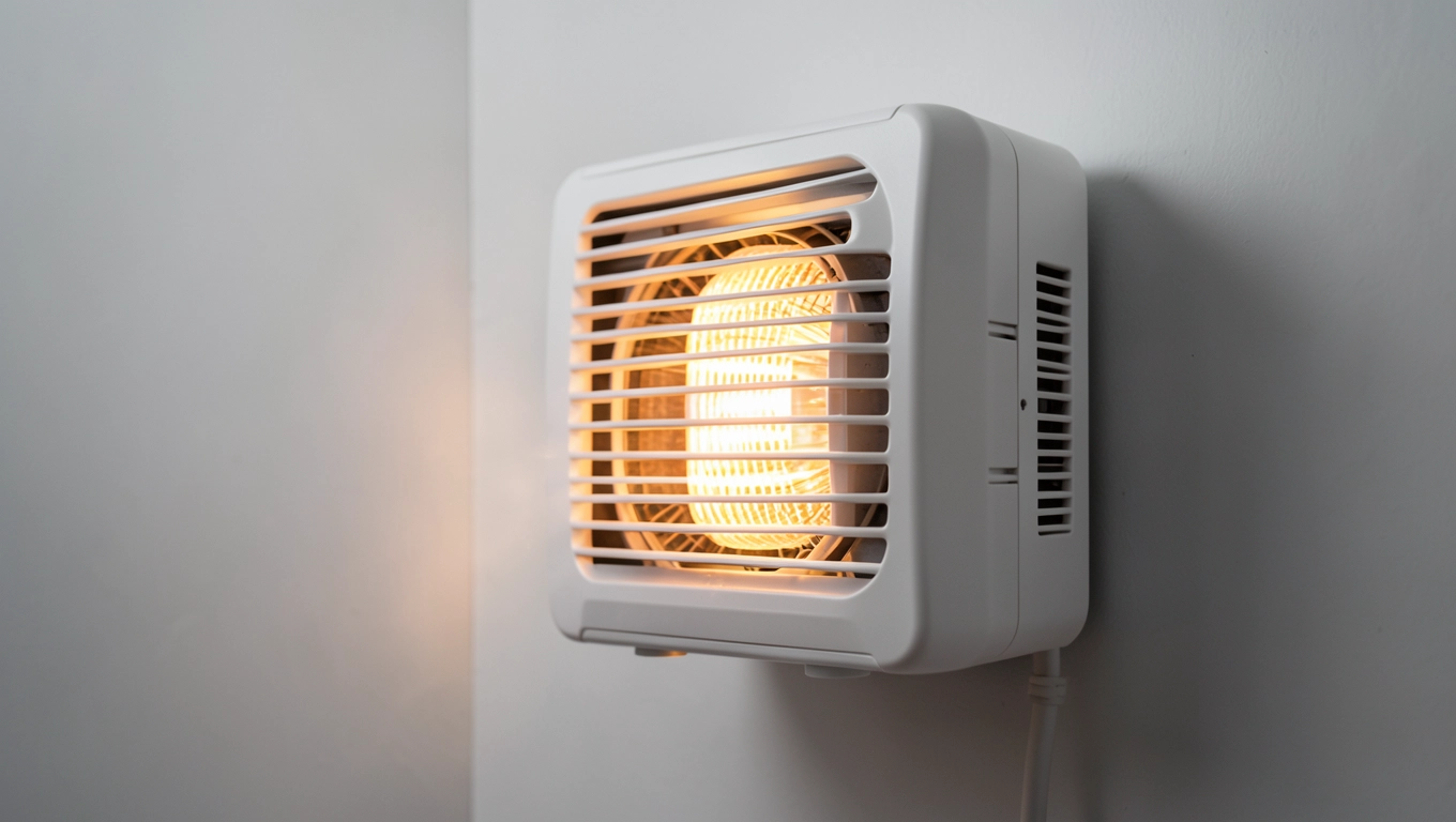 Grzejnik elektryczny ścienny z nadmuchem