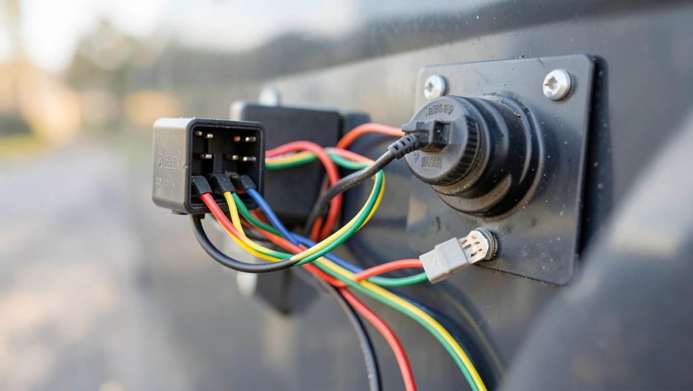 INSTALACJA elektryczna do przyczepki samochodowej