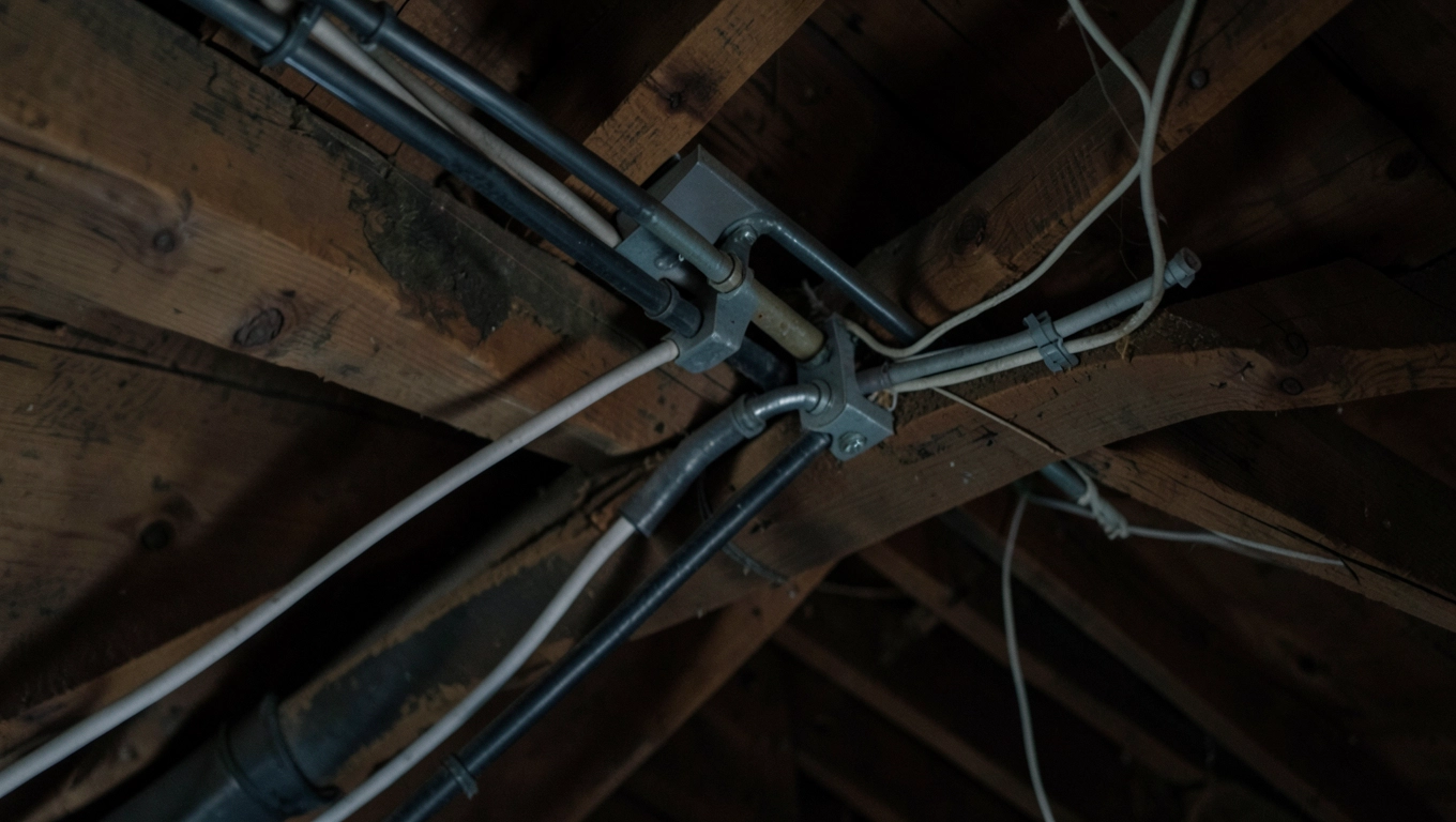 Instalacja elektryczna na poddaszu