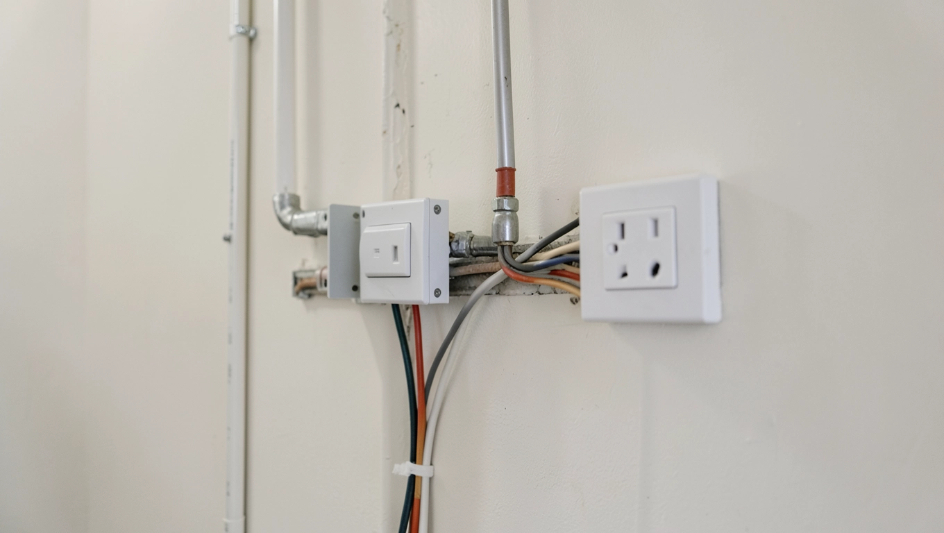 Instalacja elektryczna natynkowa w mieszkaniu