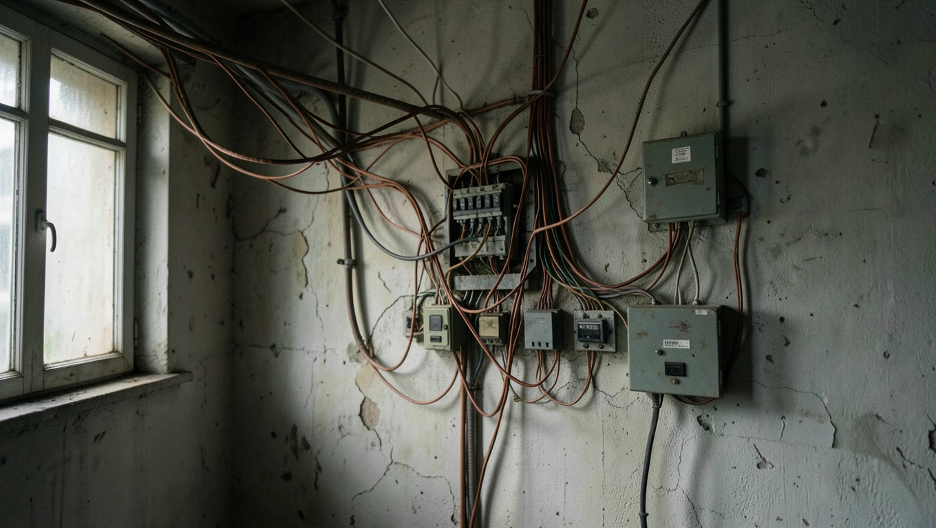 Instalacja elektryczną w bloku z lat 80