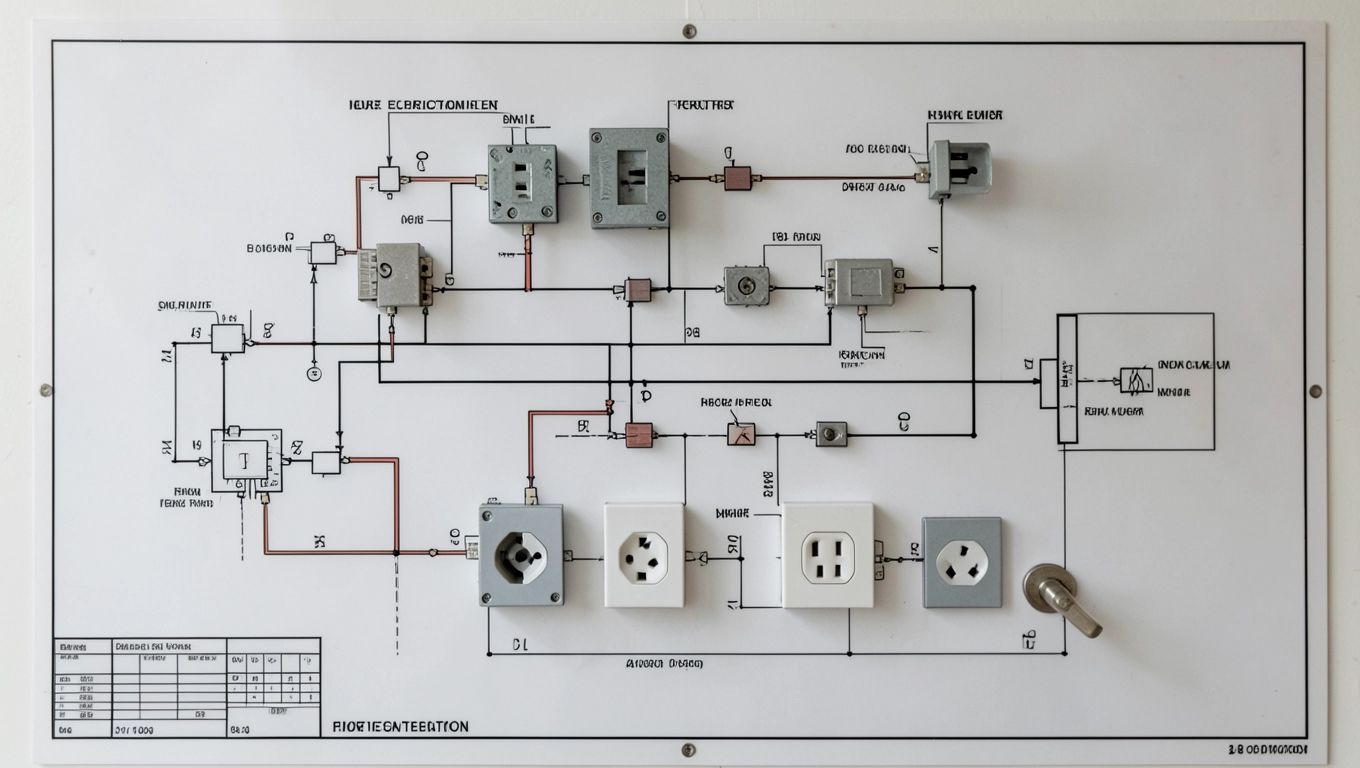 Instalacja elektryczna w mieszkaniu schemat