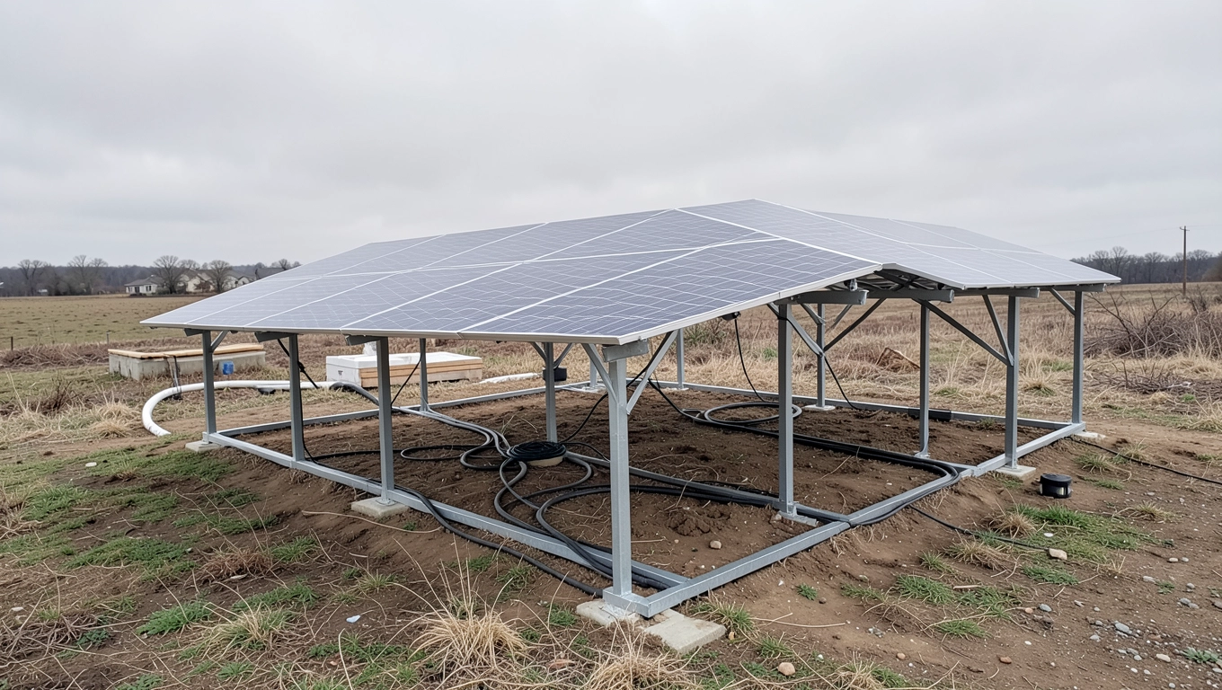 Instalacja fotowoltaiczną 5 kW cena z montażem na gruncie