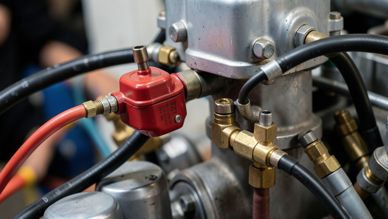 Instalacja gazowa do V8