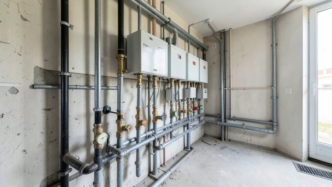 Instalacja gazowa w bloku mieszkalnym