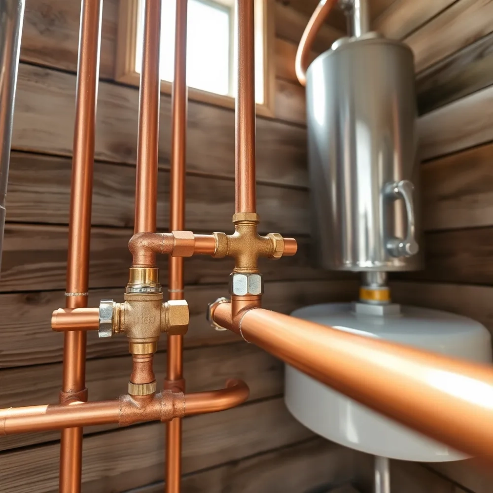 Instalacja wodna w domku letniskowym