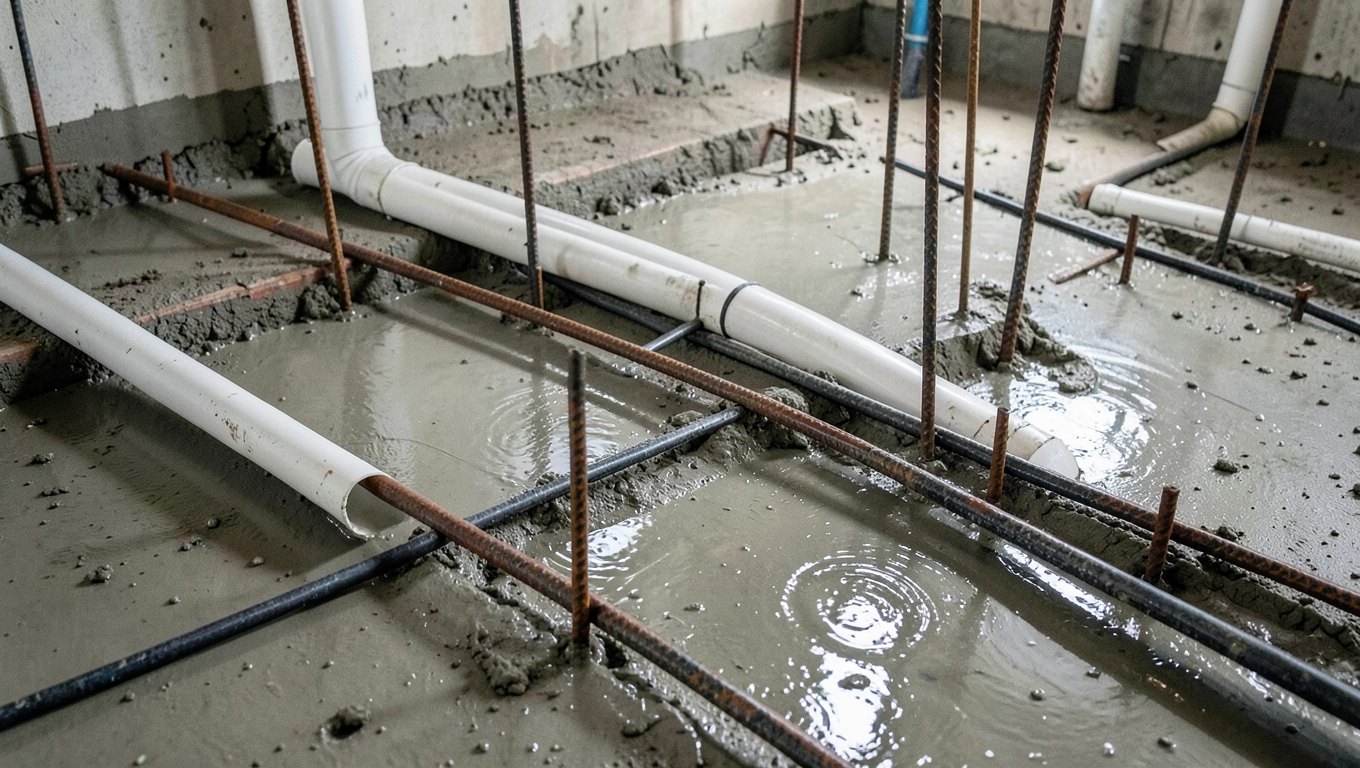 Instalacje w płycie fundamentowej