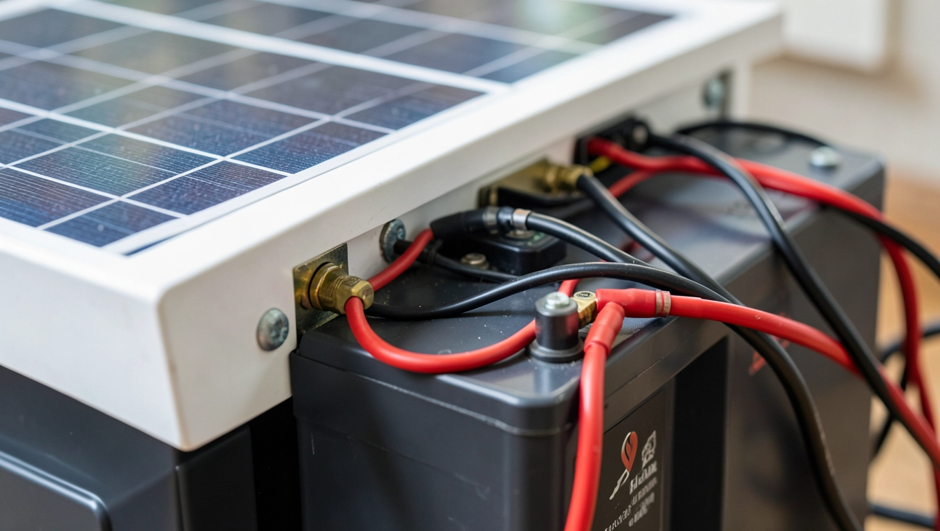 Jak podłączyć panel fotowoltaiczny do akumulatora