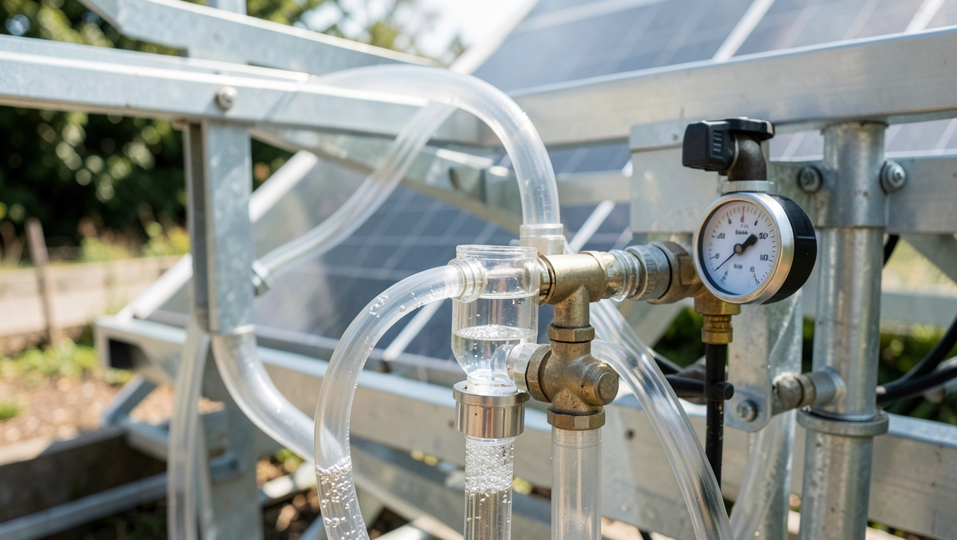 Jak samodzielnie napełnić instalację solarną