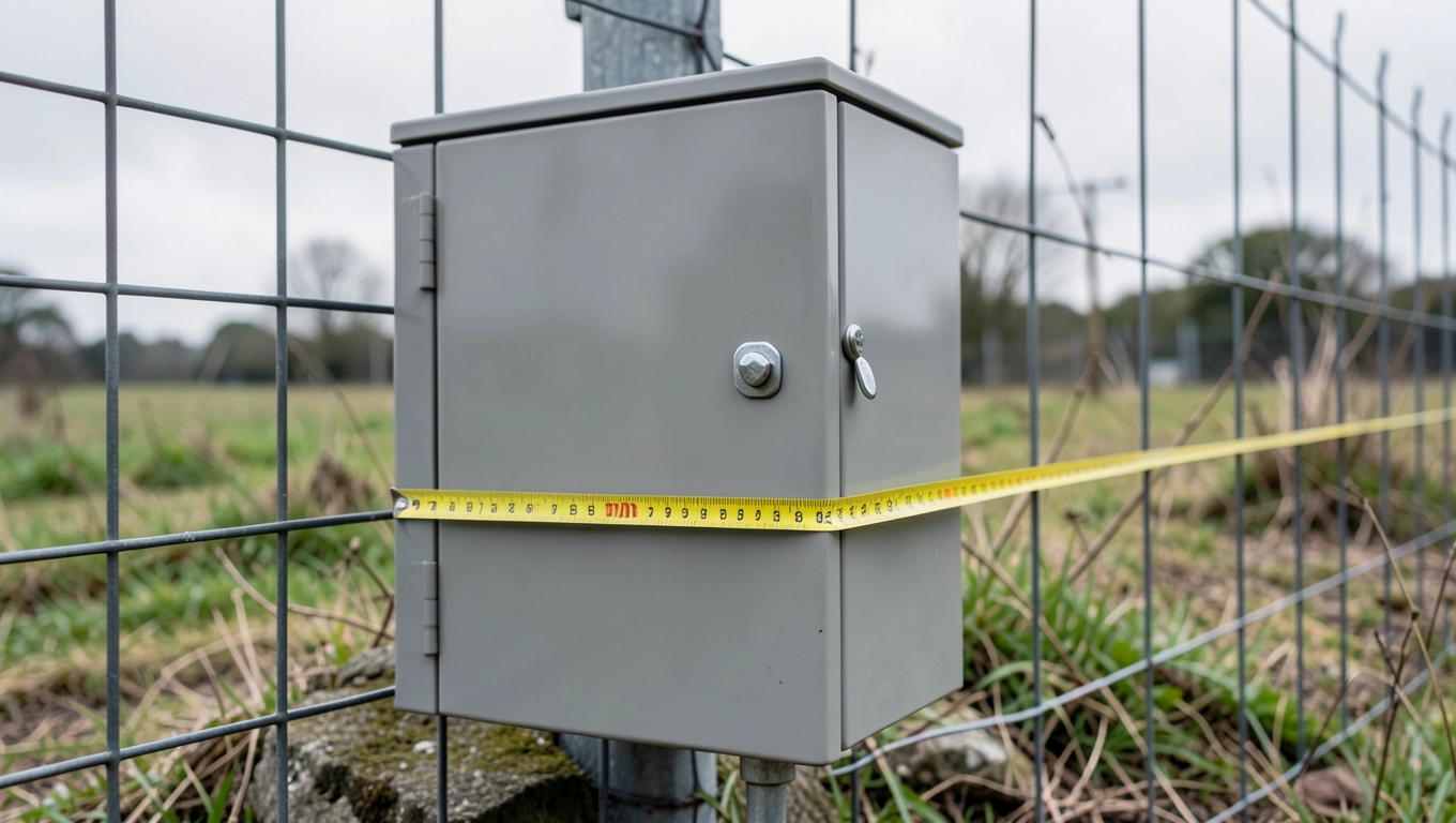 Jaka odległość skrzynki elektrycznej od granicy działki