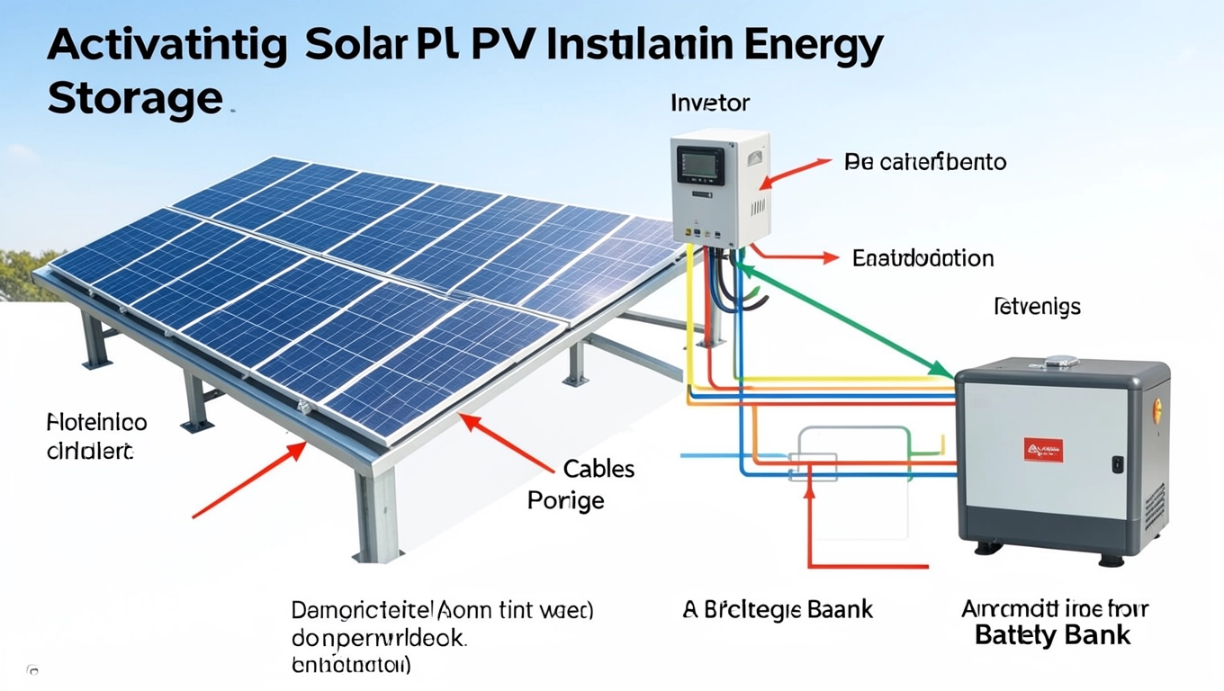 Kolejność włączania instalacji fotowoltaicznej z magazynem energii