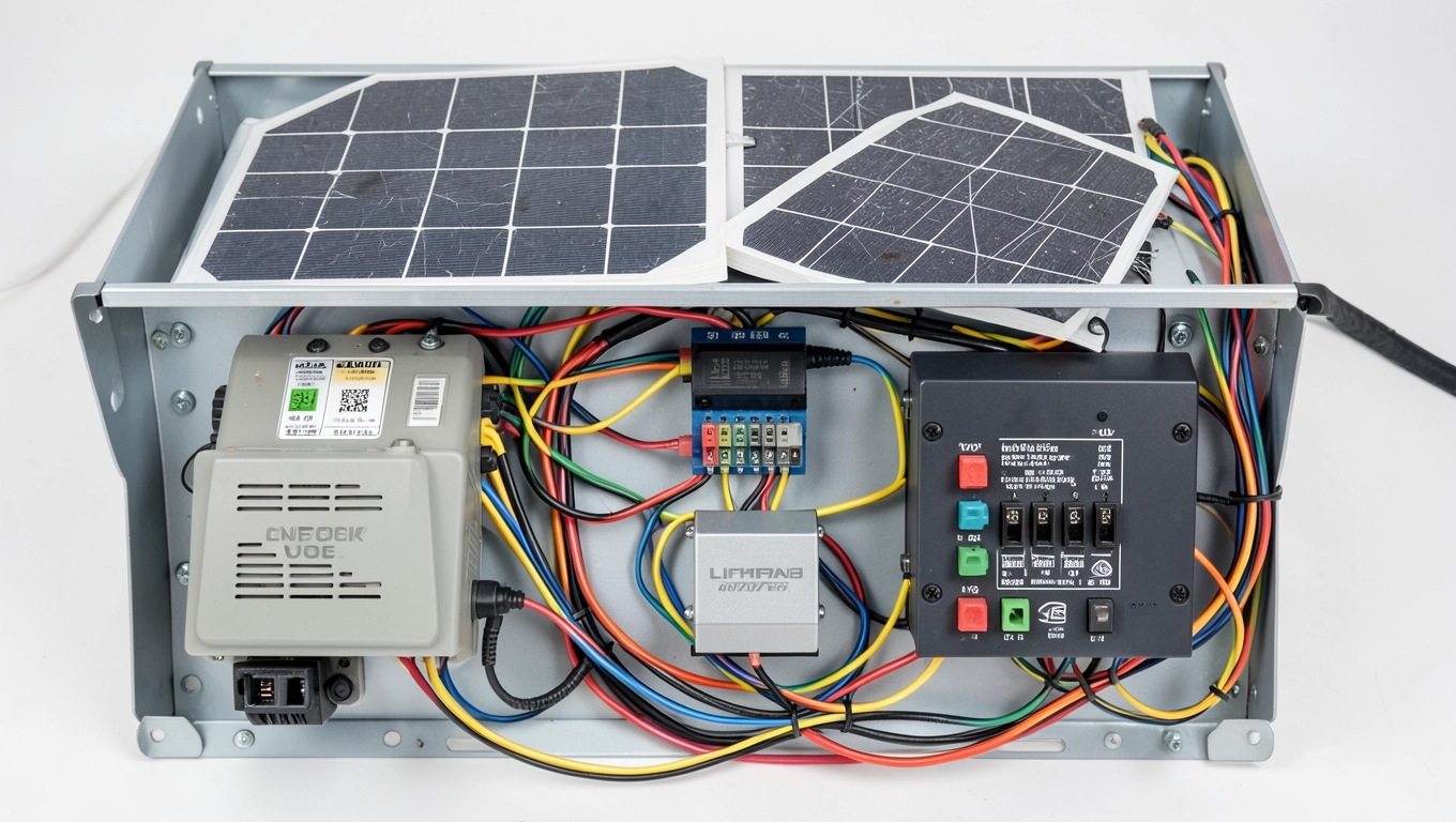 Kompletna instalacja elektryczna do kampera