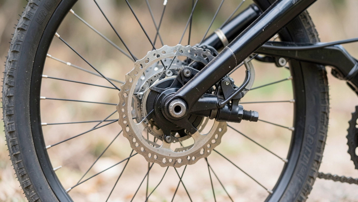 Konwersja roweru na elektryczny przednie koło