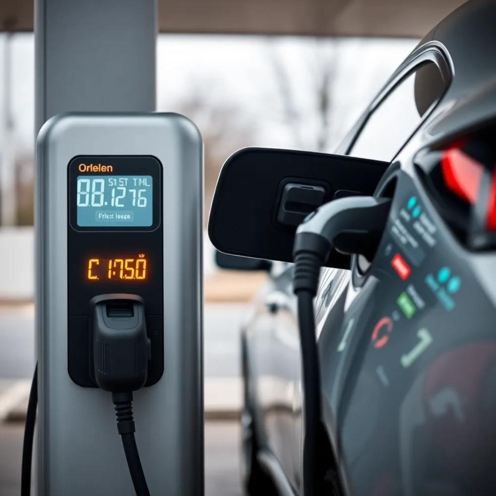Koszt ładowania samochodu elektrycznego na stacji Orlen