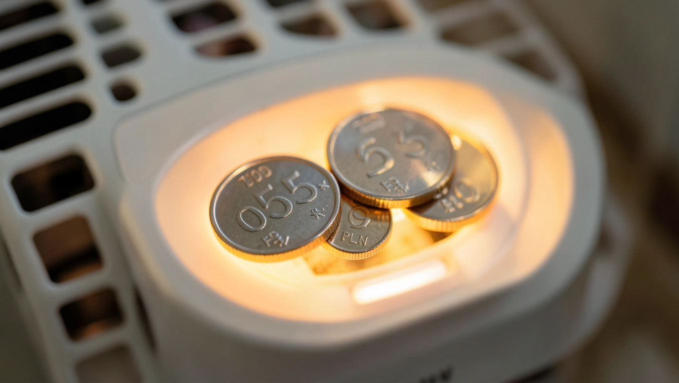 Koszt pracy grzejnika elektrycznego 750W za godzinę