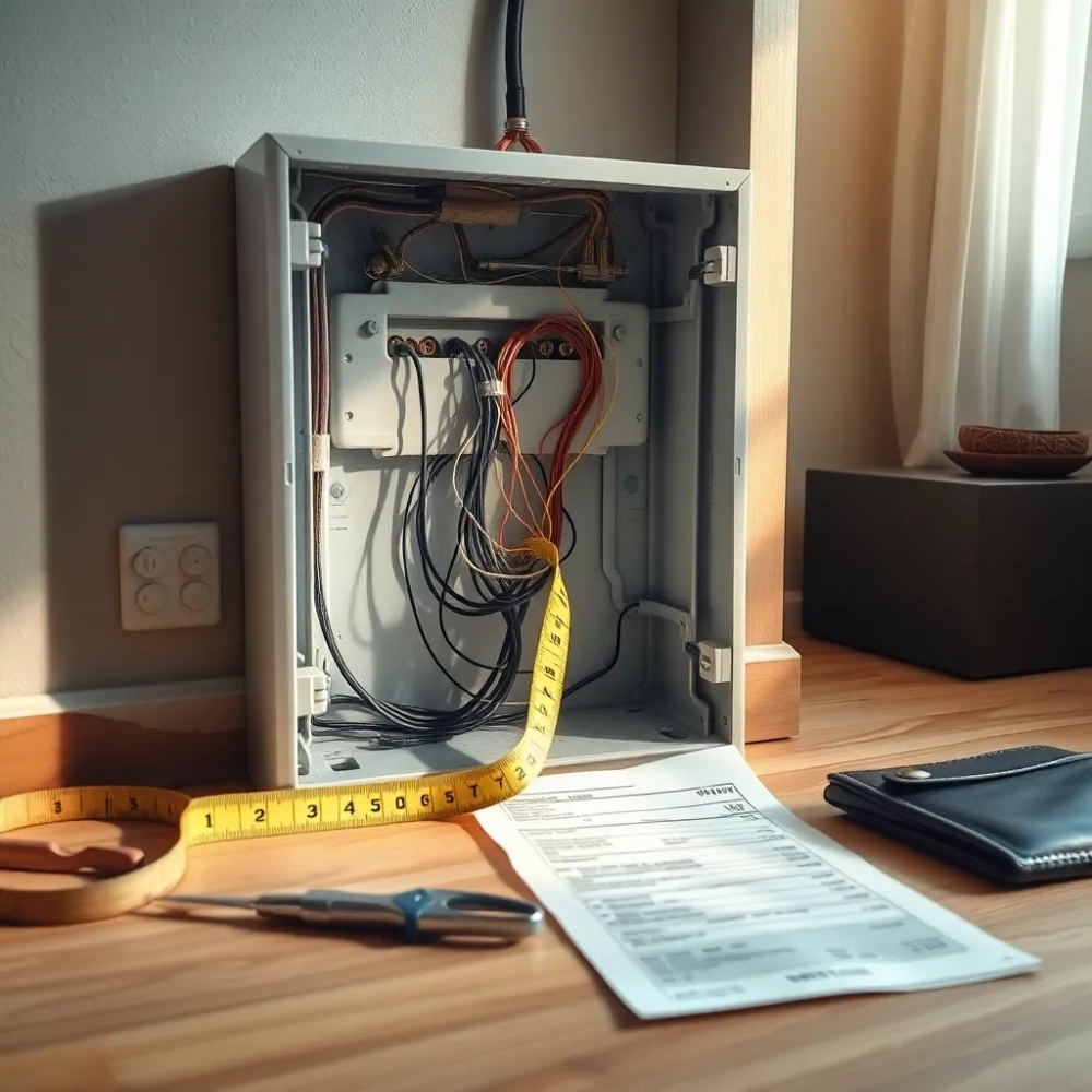 Koszt wymiany instalacji elektrycznej w mieszkaniu 40m2