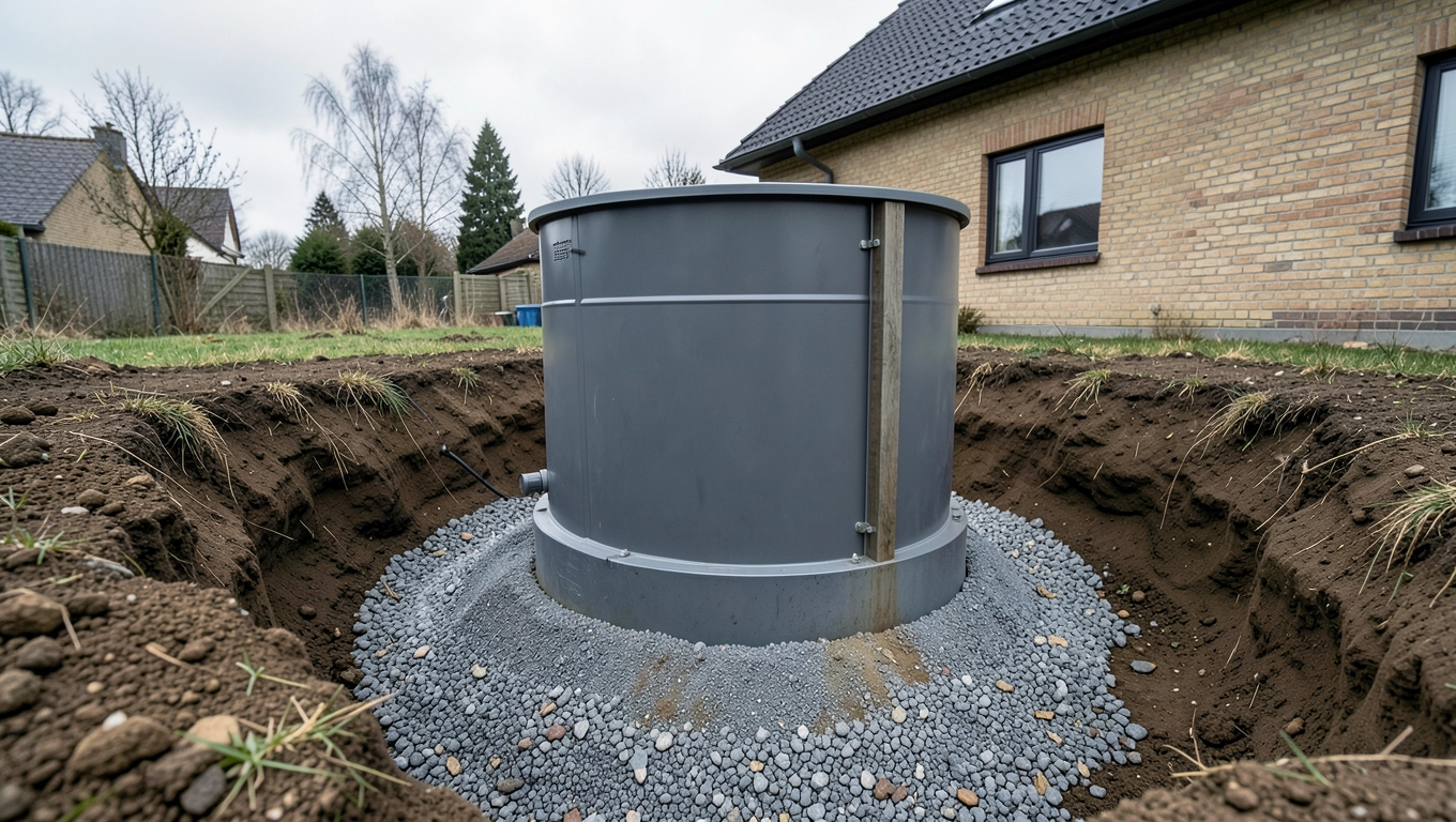 Koszt zbiornika podziemnego LPG dla domu 200 m²