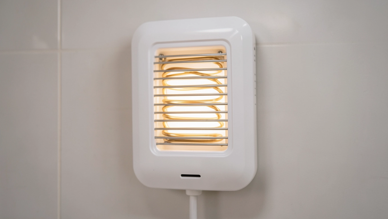 Mały grzejnik elektryczny łazienkowy