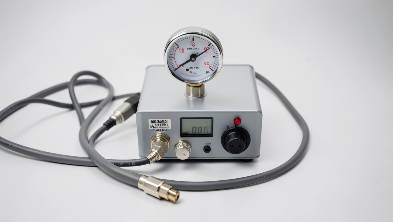 manometr elektroniczny  do prób szczelności instalacji