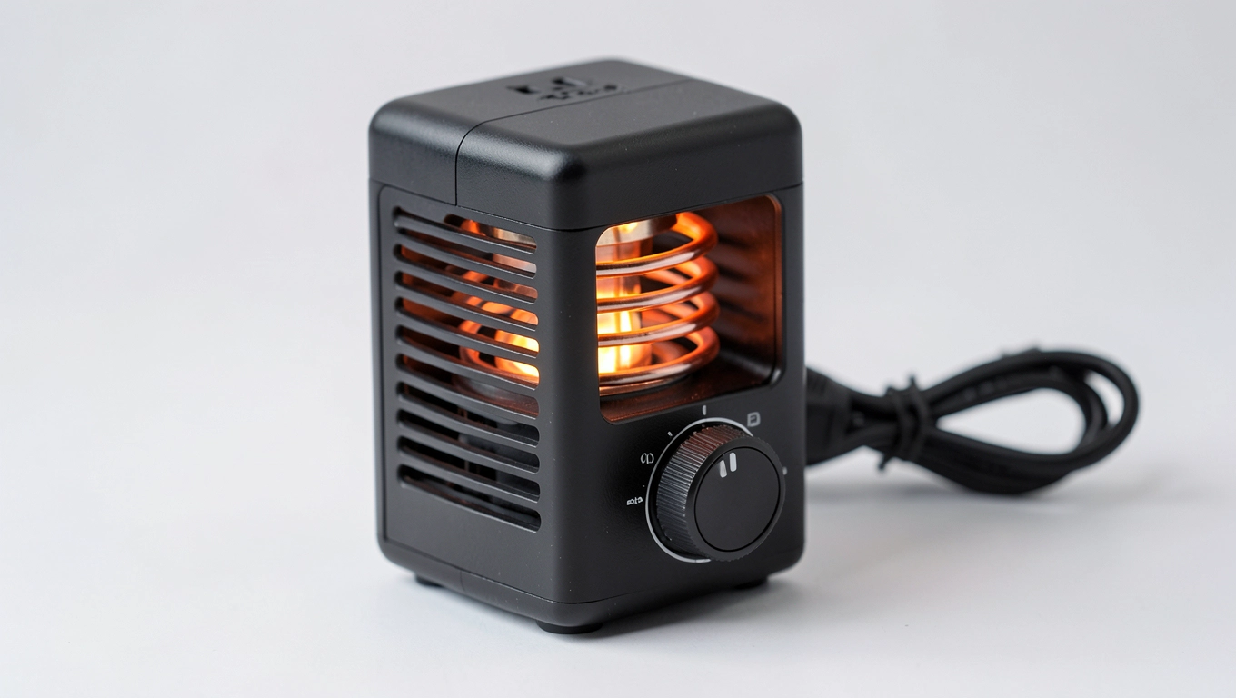 Mini Grzejnik elektryczny z termostatem