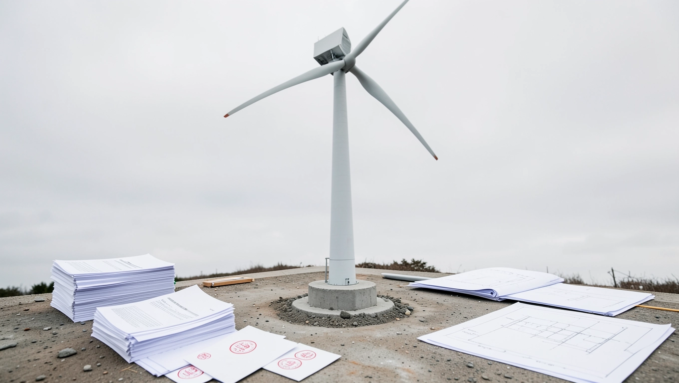 Montaż z formalnościami elektrowni wiatrowej 10kW