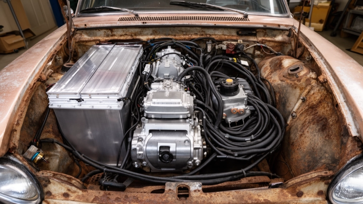 napęd elektryczny do samochodu przeróbka